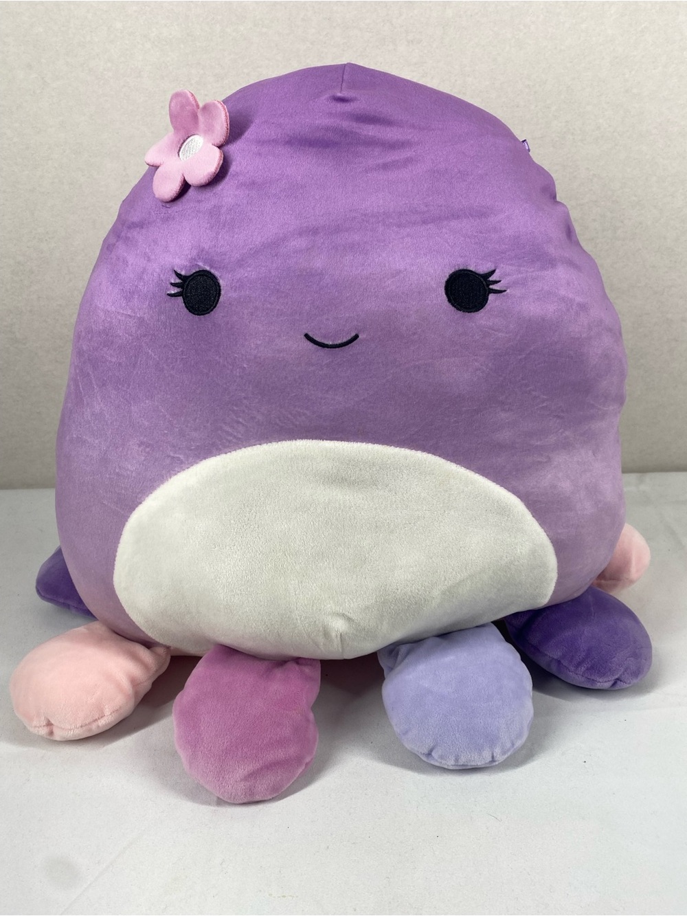 Squishmallows Beulah Lavender Plush Octopus with Pastel Tentacles S14 #447-4